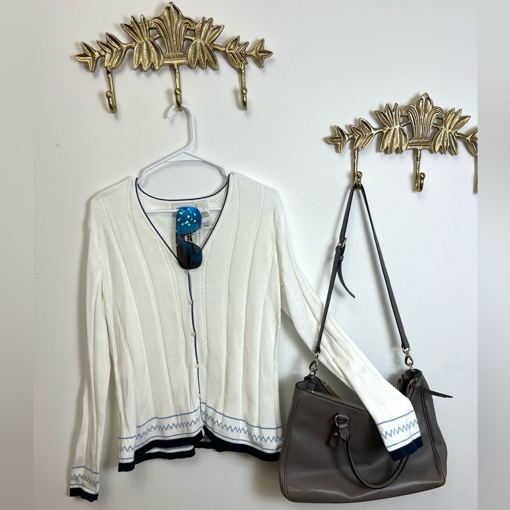 Golf LIZ SPORT COTTON button down cardigan M